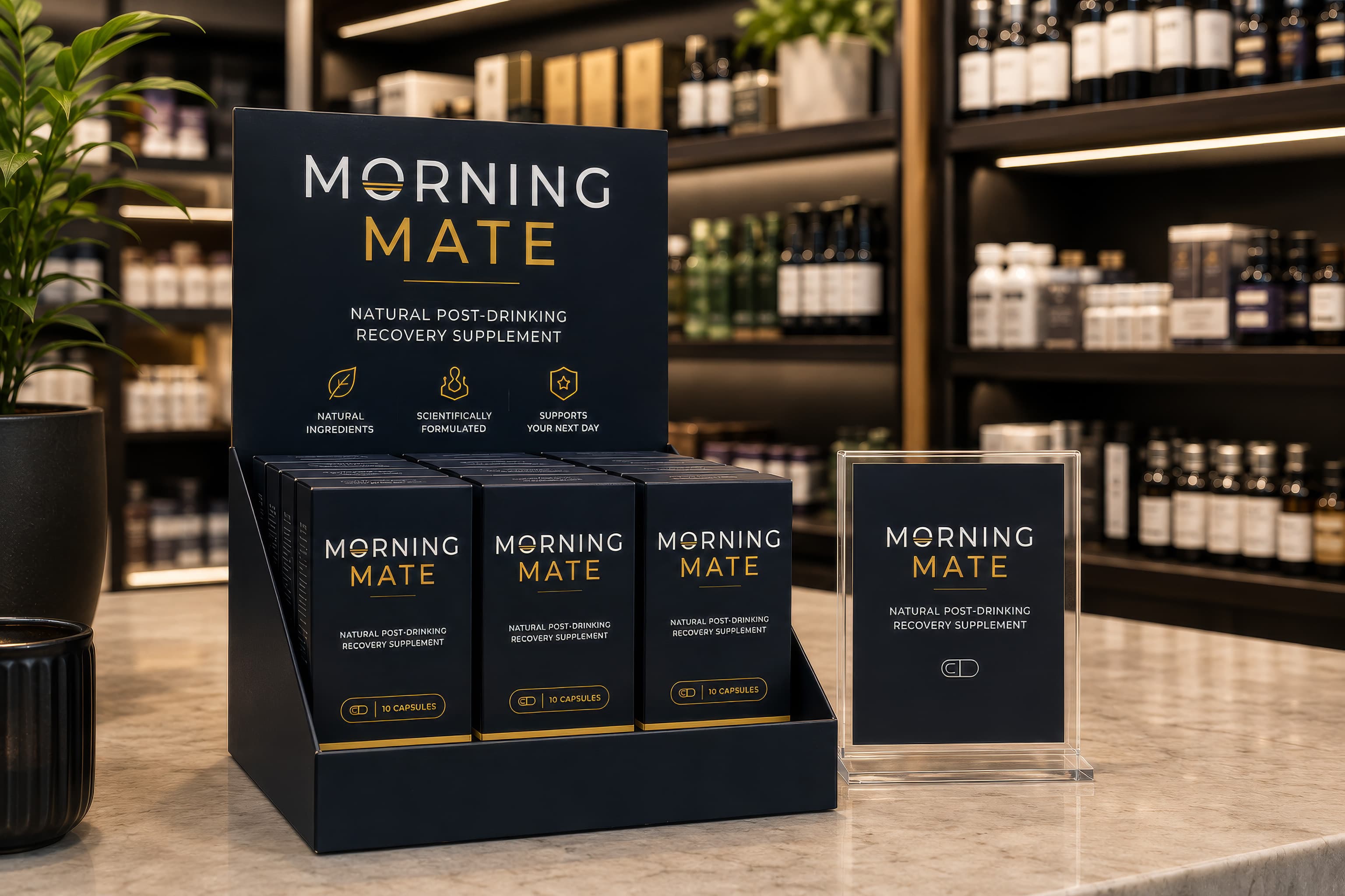 Morning Mate presented in a premium hospitality setting